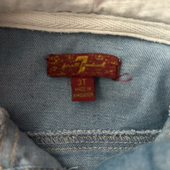 7 For All Mankind Toddler Jean Jacket - Picture 3 of 5